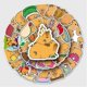 thumbnail image 4 of 50 pcs Cartoon Capybara Stickers and Waterproof Animal Stickers Sui Colorful onesize, 4 of 5
