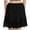 Black, variant on Women's Double Layer Lace Pleated Elastic Waist Petticoat, Soft Sheer Underskirt Extender for Dresses Daily Wear S-2XL