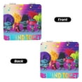 thumbnail image 2 of Pofeuu Trolls Band Together for Portable Pocket Makeup Mirror PU Cover Compact Travel Mirror with Normal and Magnifying Double Sided Glass-Square, 2 of 9