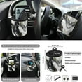 thumbnail image 6 of FOR U DESIGNS Horse Marble Print 10 Pcs Car Seat Cover Full Sets Washable Car Seat Protector + Steering Wheel Cover + Air Vent Storage Bag + Trash Can + Coaster + Wristlet Keychain, 6 of 7
