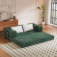 thumbnail image 2 of 80" Non-Slip Pad Comfortable Loveseat Sofa, Modern Loveseat Sofa with No Assembly, Convertible Loveseat Sleeper Couch for Apartments, Green, 2 of 9