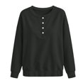 thumbnail image 6 of Button Up Sweatshirt for Women Ribbed Long Sleeve Stand Collar Hoodies Lightweight T-shirts Fashionable Blouses Comfortable Shirt 2026 Fall Outfits for Women, Gray, M, 6 of 9