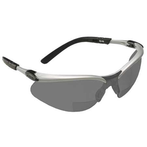 3M Bifocal Safety Read Glasses,+2.00,Gray 113780000020