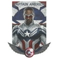 thumbnail image 2 of Girl's Marvel The Falcon and the Winter Soldier Captain America Shield Wings  Graphic Tee White X Large, 2 of 5