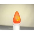 thumbnail image 1 of Queens of Christmas C7-RETRO-OR-F C7-RETRO-OR-F - C7 Smooth Frosted  Orange LED Retrofit Lamp with 3 internal LEDs and an E12 Base, 1 of 1