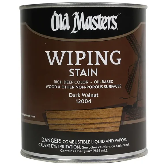 qt Old Masters 12004 Dark Walnut Old Masters Oil-Based Wiping Stain