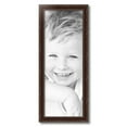 thumbnail image 2 of ArtToFrames 10x27" Classic Burgundy Picture Frame, Brown Wood Poster Frame, with Regular Acrylic and Foam Backing 3/16 inch (FBPL-4927), 2 of 7