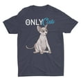 thumbnail image 4 of Funny Cute Only Cats Adults Fans Meme Shirts, 4 of 4