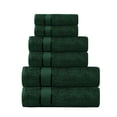 thumbnail image 1 of Juego de toallas de baño CRAFTBERRY Luxury, 100% algodón, 6 piezas, verde, 1 of 6