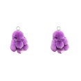 thumbnail image 1 of (2-Pack) Rinsvye Keychain Bunny Lu Wrist Key Keychain Cute Bunny Keychain Wrist Ring Holder Bunny Keychain Pl Ush Womens Change Purse Wallet Women Holder Wallets Women Small, 1 of 4