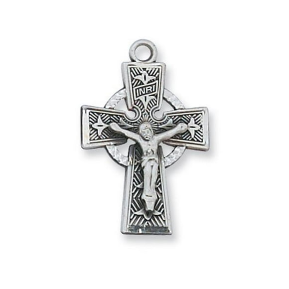 McVan L8084 Pendentif Celtique en Argent Sterling 0.95 x 0.61 x 0.5 Po
