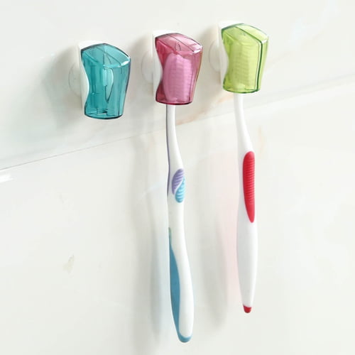 New Home Bathroom Toothbrush Suction Holder Rack Wall Mount Hang Stand #hx 