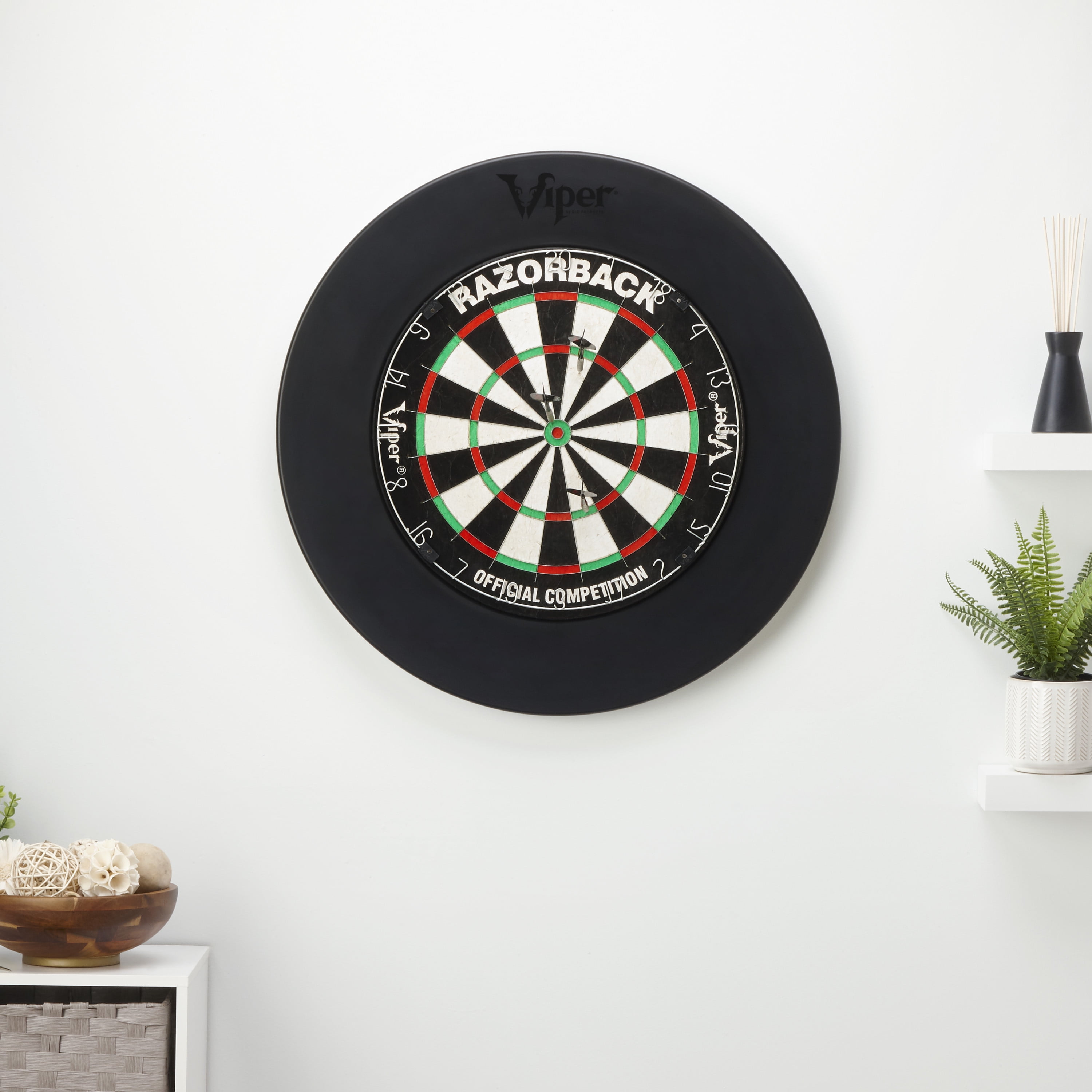 Viper Guardian Dartboard Surround, Dartboard Wall Protector, Black