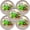 Granite, variant on Austin Planter 18 inch(16.3 inch Base) Round Plant Saucer 5 Pack White Granite Colored Polypropylene Indoor and Outdoor Made in USA