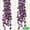 Gradient Violet, variant on Tripumer 4Pcs X 7.87ft Artificial Rose Vine Wreath Red Faux Flowers Wall Hanging for Living Room, Balcony, Garden, Parties, Wedding Decor