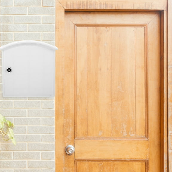 OUNONA  Patio Storage Boxes Outdoor Waterproof Plastic Milk