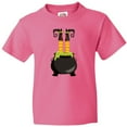 thumbnail image 3 of Inktastic Witch Cauldron, Witch Legs, Boots, Halloween Youth T-Shirt, 3 of 5
