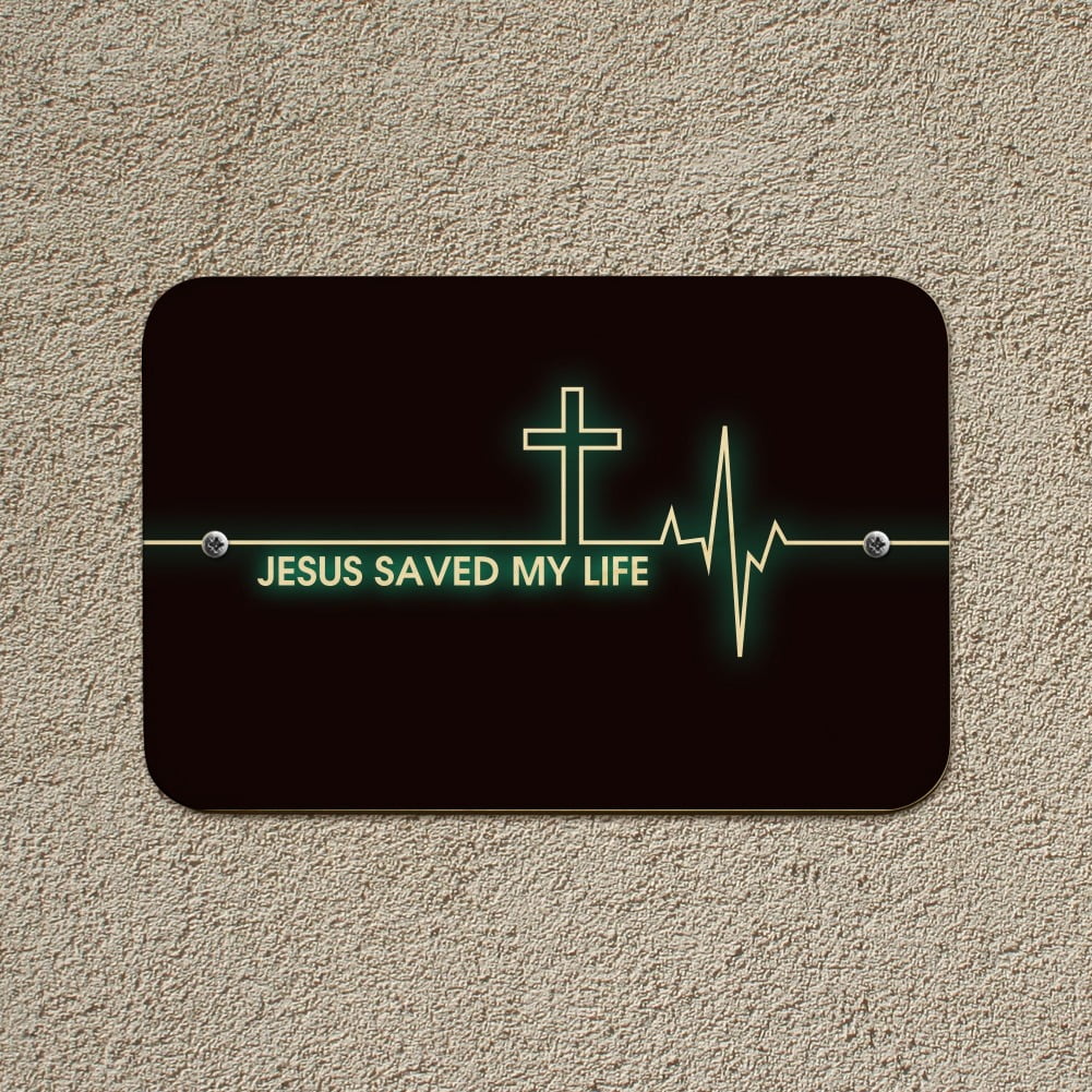Jesus saved my life' Sticker