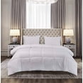 thumbnail image 2 of Blue Ridge Home Fashions Microfiber Light Weight Solid Down Alternative All Season Comforter - Hypoallergenic Polyester Fill, King, White, 2 of 4