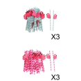 thumbnail image 1 of 150 piezas de a rayas Soledad Flamingo Luau Tropical Beach Party pajitas de papel, 1 of 10