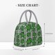 thumbnail image 2 of Fotbe Palm Greenery Bolsa de Almuerzo con Estampado, Lonchera Aislada, Contenedor de Comida Reutilizable Tipo Cooler a Prueba de Fugas, 2 of 6