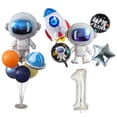 thumbnail image 2 of Globos de aluminio con números y cohetes de astronauta para fiestas temáticas del espacio exterior, decoraciones para fiestas de cumpleaños de niños, suministros para fiestas de baby shower para niños, 2 of 5