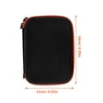 thumbnail image 2 of KALLORY Durable Black Eva Yoyo Bag with Zippered Compartment Portable Storage for Yo-Yo Balls, 2 of 8