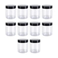 thumbnail image 2 of Tarro para mascotas con tapa redonda apilable, reutilizable, ligero, transparente, latas de cocina para 10 unidades de 400 ml., 2 of 9