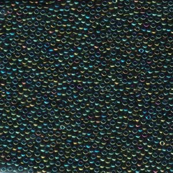 Metallic Green Iris Miyuki Seed Beads 11/0 11-9453-TB