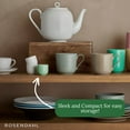 thumbnail image 5 of DANMARK LYNGBY Porcelain Egg Cup - Ceramic Holder for Soft Boiled Eggs - Decorative Breakfast Server - Cute & Colorful Egg Cups for Kids & Adults - Ideal Gift for Breakfast Lovers (Green), 5 of 7