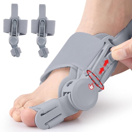 Wrongduck Big Toe Alignment Corrector, 2026 Upgrade Bunion Splint with Adjustable Rotation System, Breathable Anti-Slip Toe Separator for Left & Right Feet Home Relaxation Use