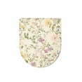 thumbnail image 6 of ZIATUBLES Toilet Seat Lid Cover Washable Stretch Polyester Reusable Toilet Lid Cover Soft Universal Toilet Bowl Lid Cover Bathroom Decor Accessories, Floral, 6 of 6