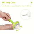thumbnail image 2 of Set de cepillos para biberones CAREBABYMORE Sponge Nipple Green, 2 of 7