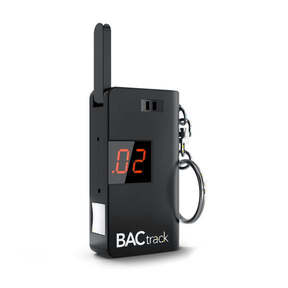 BACtrack Keychain Breathalyzer (Black) | Ultra-Portable Pocket Keyring Alcohol Tester for Personal Use