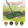 thumbnail image 2 of VEVOR Lawn Leveling Rake, 30"x10" Level Lawn Tool, Heavy-duty Lawn Leveler with 78" Steel Extended Handle, Yard Leveling Rake, 2 of 9