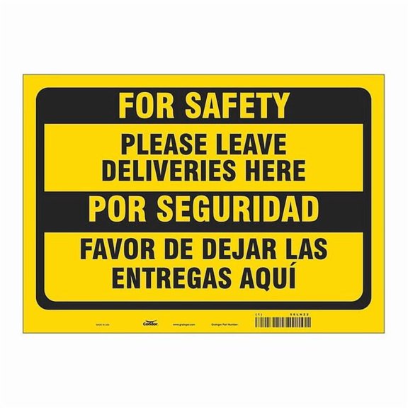 Condor Sign,Aluminum,,10" H,,14" W HWB748A1014