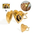 thumbnail image 2 of WINDLAND Elegant Heart Photo Locket Rings Unique Adjustable Designs Photo Frame Rings, 2 of 13