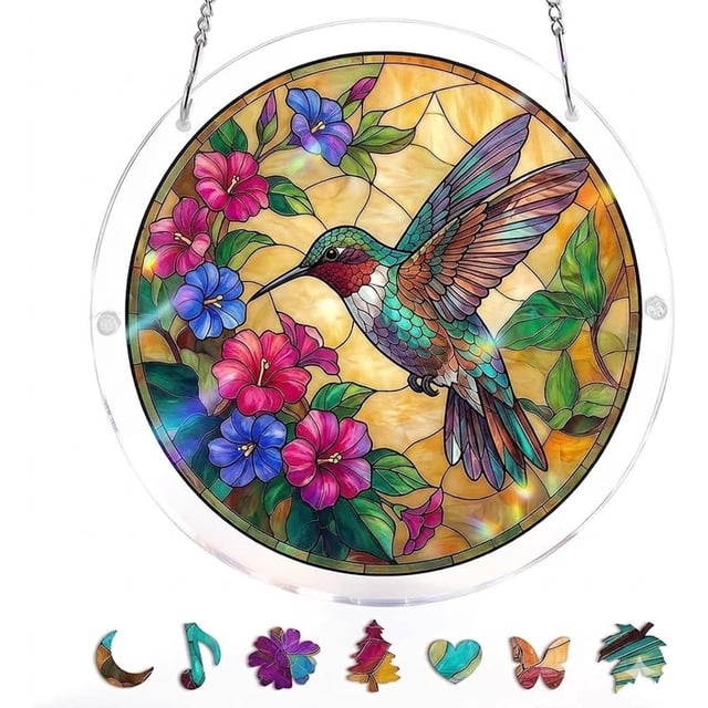 Colorful Acrylic Puzzle Pendant Home Puzzle Decoration Gift Giving