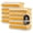 Yellow, variant on Highly Absorbent Cabana Stripe Large Beach Towels, 100% Cotton, Fast-Drying and Durable, 33x70 Inches, 2 Dozen