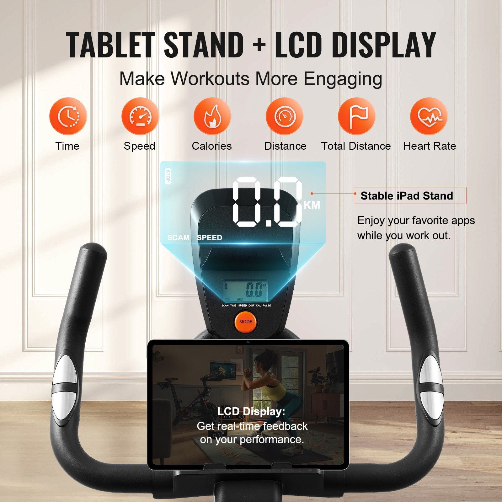 Indoor Cycling Bike - Magnetic Resistance Stationary Bike for Home Cardio Workout