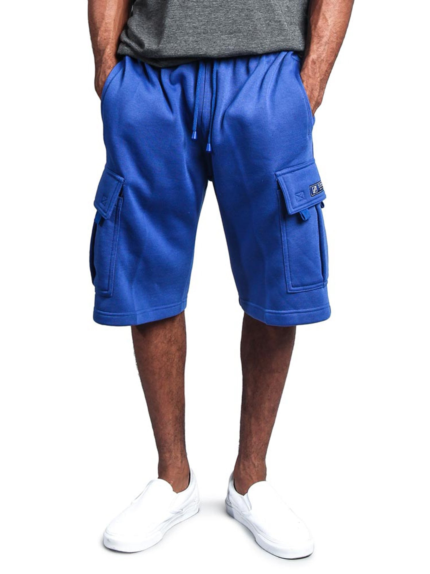 G-Style USA - G-Style USA Men's Fleece Heavyweight Cargo Sweat Shorts ...
