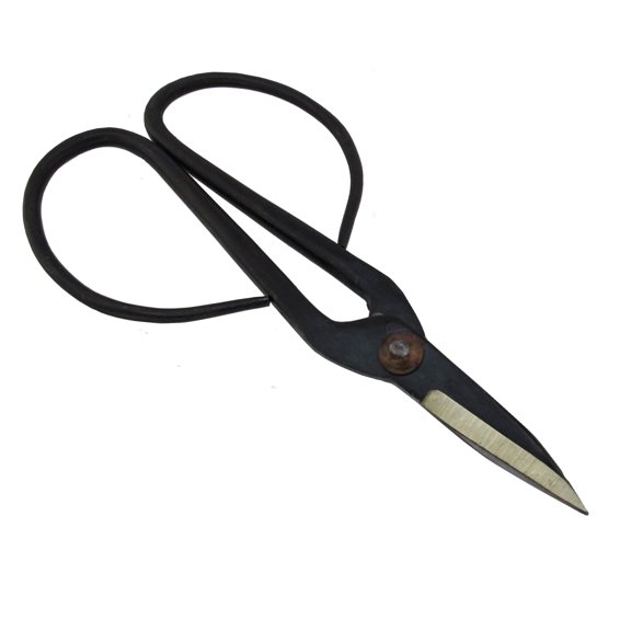 BambooMN Brand - 7.25" Carbon Steel Black Bonsai Shear - 1 Shear