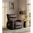 thumbnail image 1 of Fauteuil Inclinable Extra Grand et Moelleux pour Adultes – Fauteuil Inclinable Manuel avec Ottoman, Inclinaison Réglable à 135°, Cadre en Acier Robuste, Capacité de 350 Lb, Similicuir, Assemblage Facile – pour Salon, Chambre, 1 of 5