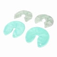 thumbnail image 2 of 1 par de almohadillas de gel para el pecho, compresas frías y calientes reutilizables, paquete de hielo para lactancia materna, color verde, 2 of 15