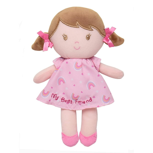 Baby Starters Muñeco bebé de peluche Snuggle Buddy Dorie de 11 pulgadas
