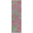 thumbnail image 2 of Addison Rugs Dream Shag Premium Machine Washable Transitional Tropical, Leaves, Botanical Pink Runner Rug, 2'3" x 7'6", 2 of 8