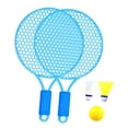 thumbnail image 2 of Raqueta de tenis para niños, raqueta de bádminton con volante, raqueta de bádminton para niños azul, 2 of 8