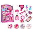 thumbnail image 3 of Kids Pretend Play Hair Salon Styling Kit for Toddler Girls,Hair Stylist Role Play Set with Hair Dryer Scissors Curling Iron,Educational Imaginative Toy,Birthday Gift for Girls Ages 3 4 5 6 Years Old, 3 of 10