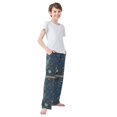 thumbnail image 3 of FORMRS Boys Pajama Pants with Pockets Size 11-12Y Kids Lounge Sleep Bottoms, Dark Star Map, 3 of 8