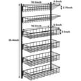 thumbnail image 2 of X-Cosrack 6 Tier Wall Mounted Spice Rack.Height Can Be Adjusted, 2 of 7